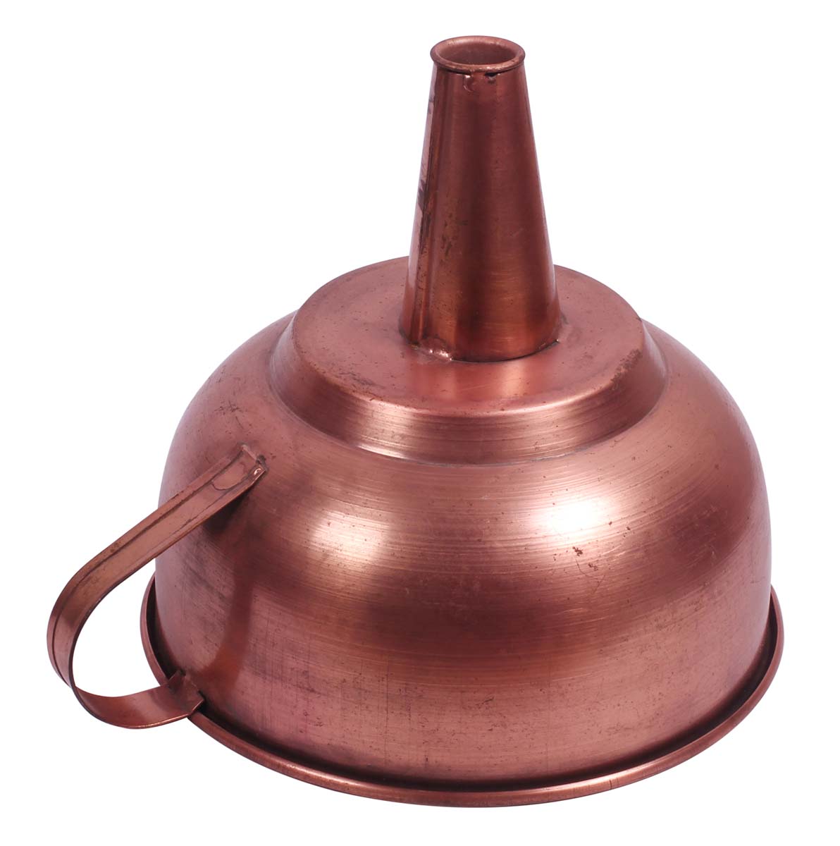 Taper Candle Holder - Cast in Iron with Copper Finish - Funnel Shaped - Metal Candle Stands - Table-Top Decorations - Home Decor - Buy in Bulk Wholesale